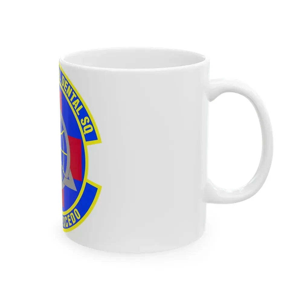 436th Aeromedical Dental Squadron (U.S. Air Force) White Coffee Mug - Go Mug Yourself