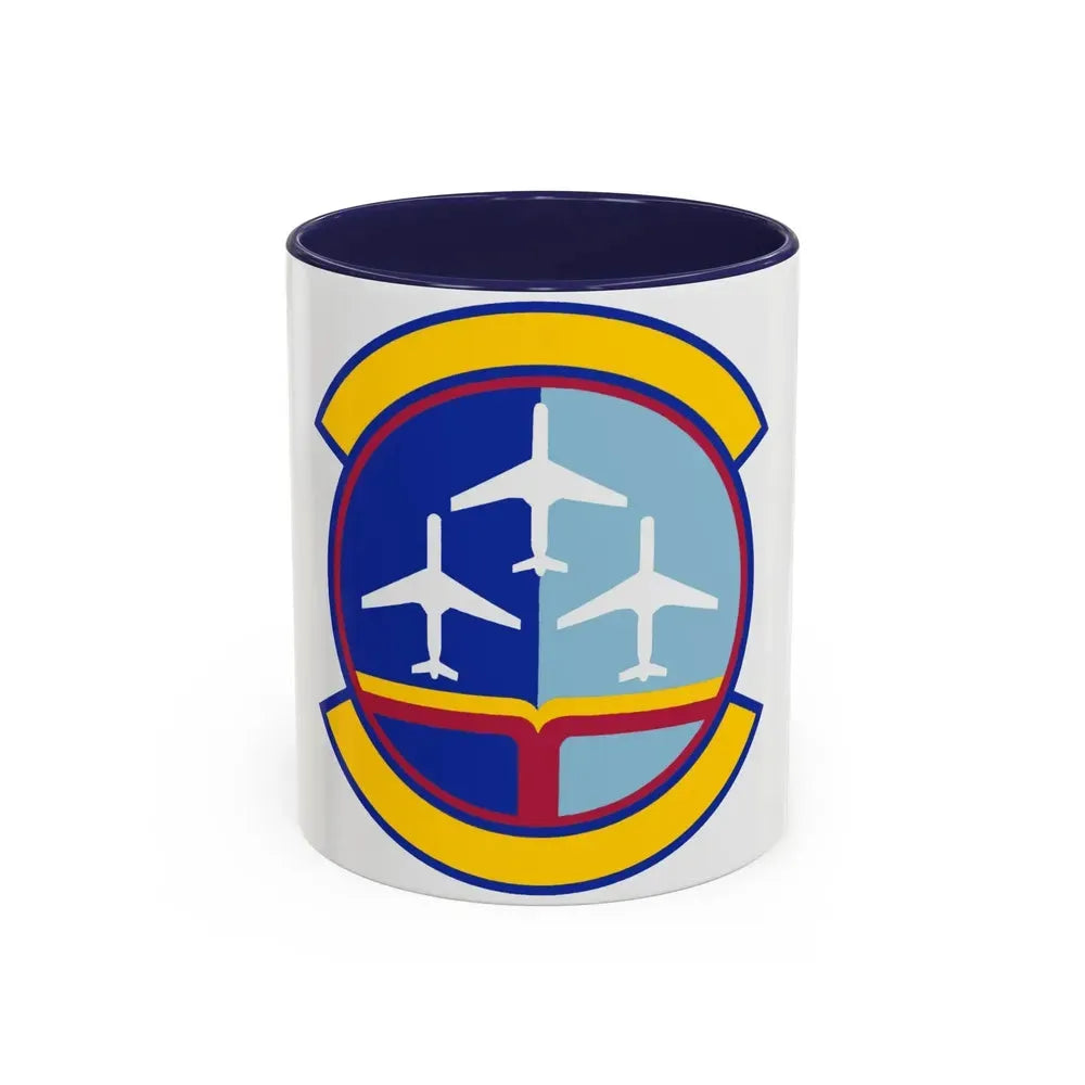 437 Operations Support Squadron AMC (U.S. Air Force) Accent Coffee Mug 11oz Navy - Go Mug Yourself