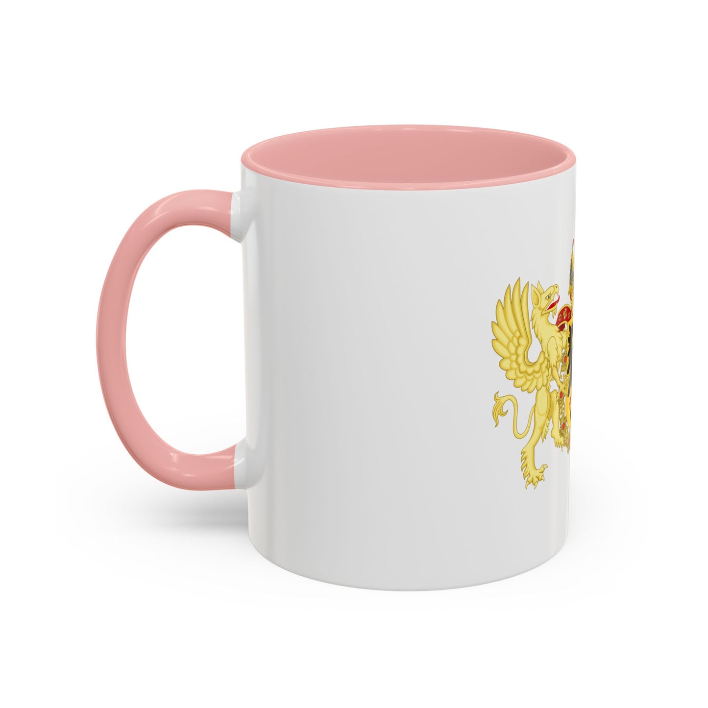 Ornamented Coat of Arms of Maximilian II, Holy Roman Emperor - Accent Coffee Mug