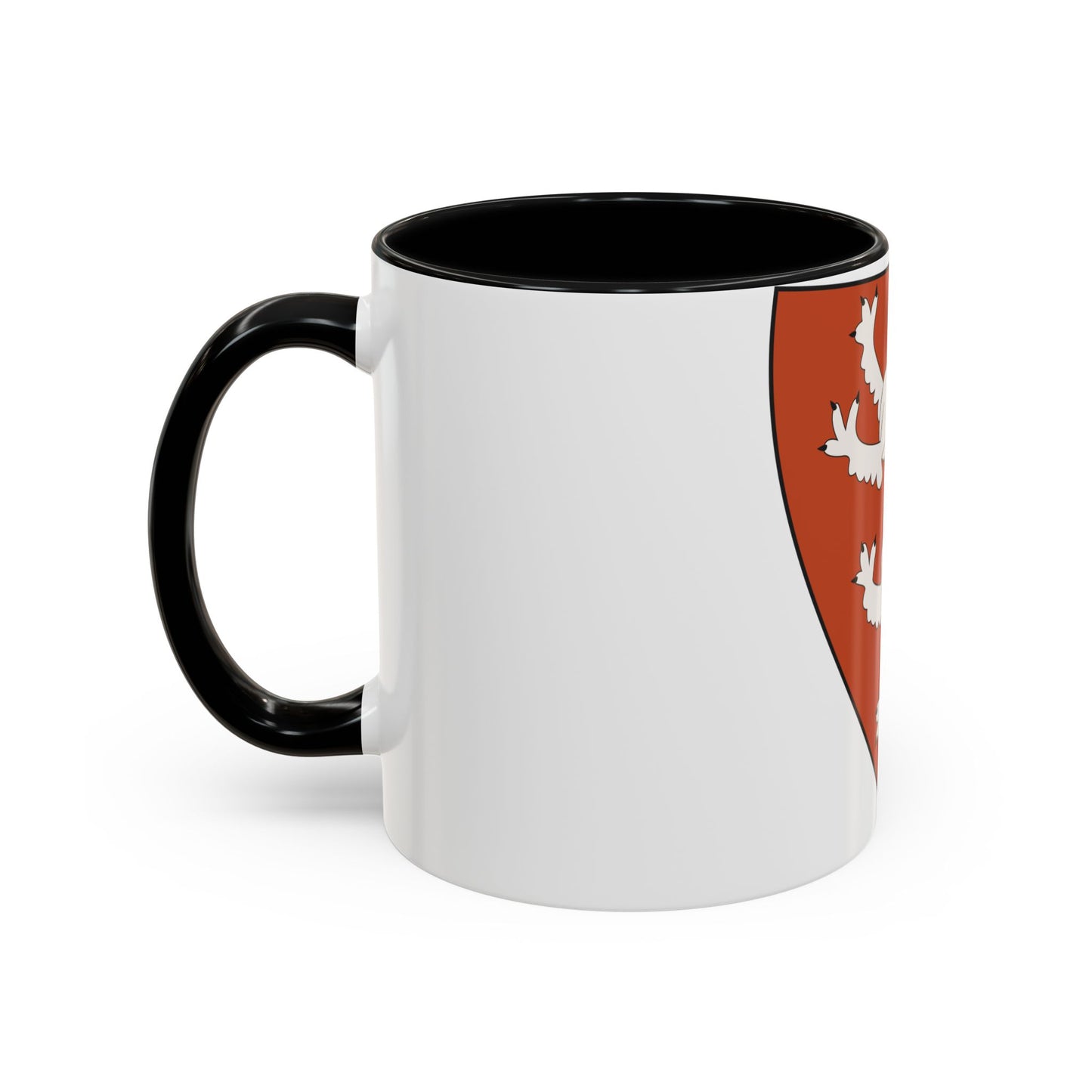 Lesser coat of arms of the Kingdom of Bohemia (Wenceslaus II of Bohemia) - Accent Coffee Mug