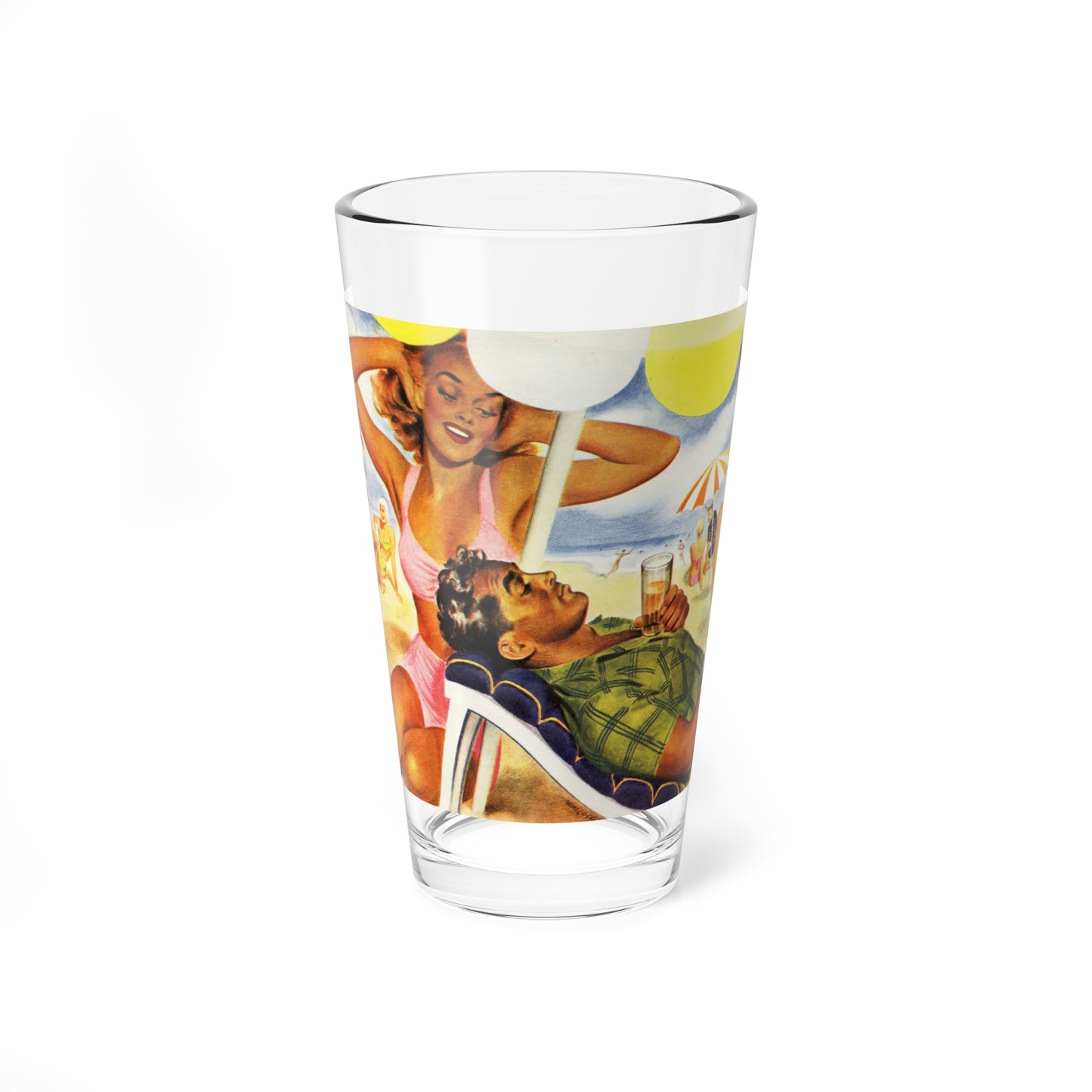 He Was The Genius, Collier's magazine, 1946 - Pint Glass 16oz