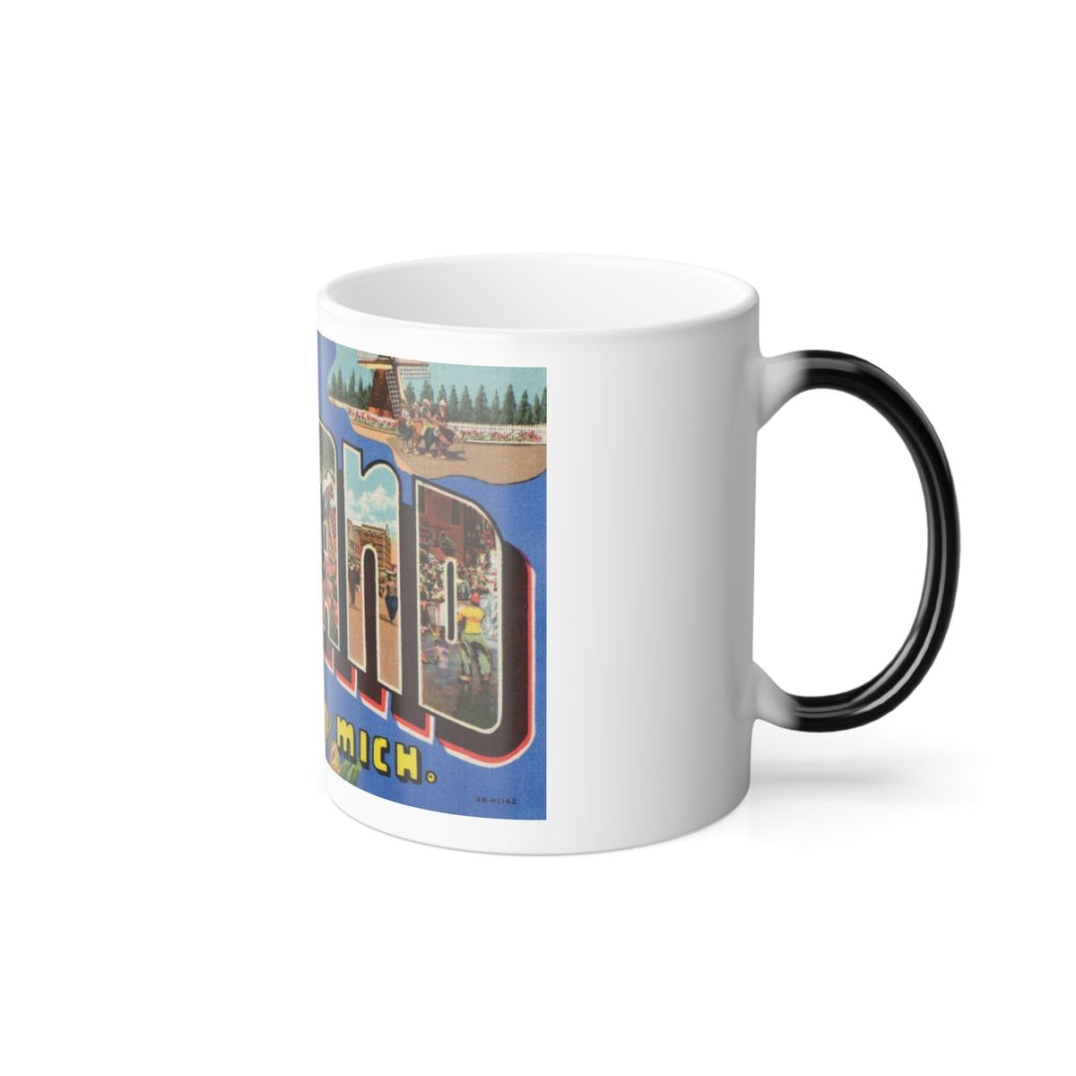 Greetings from Holland Mich (Greeting Postcards) Color Changing Mug 11oz
