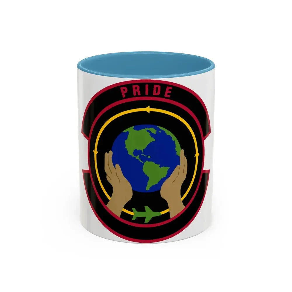 439 Force Support Squadron AFRC (U.S. Air Force) Accent Coffee Mug 11oz Light Blue - Go Mug Yourself