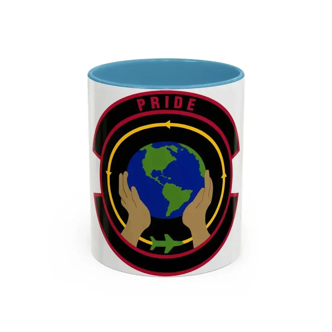 439 Force Support Squadron AFRC (U.S. Air Force) Accent Coffee Mug 11oz Light Blue - Go Mug Yourself