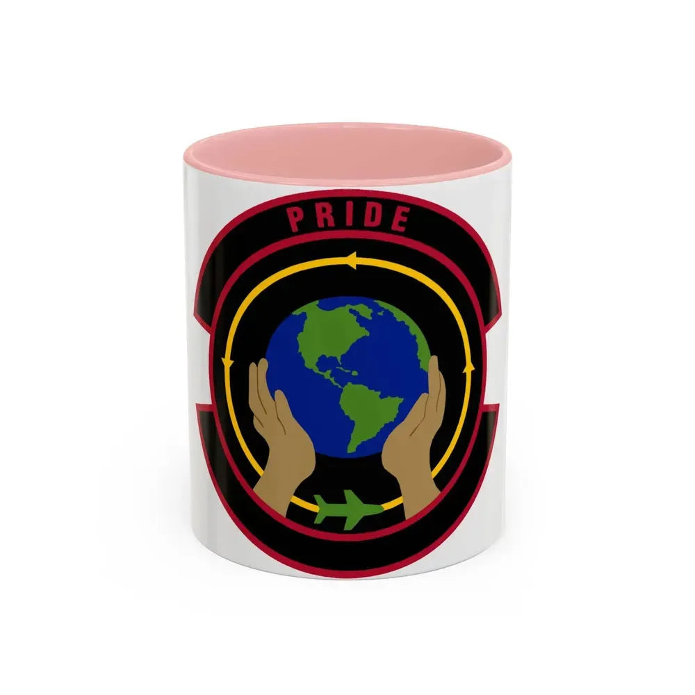 439 Force Support Squadron AFRC (U.S. Air Force) Accent Coffee Mug 11oz Pink - Go Mug Yourself