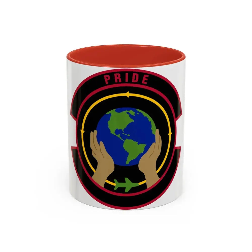 439 Force Support Squadron AFRC (U.S. Air Force) Accent Coffee Mug 11oz Red - Go Mug Yourself
