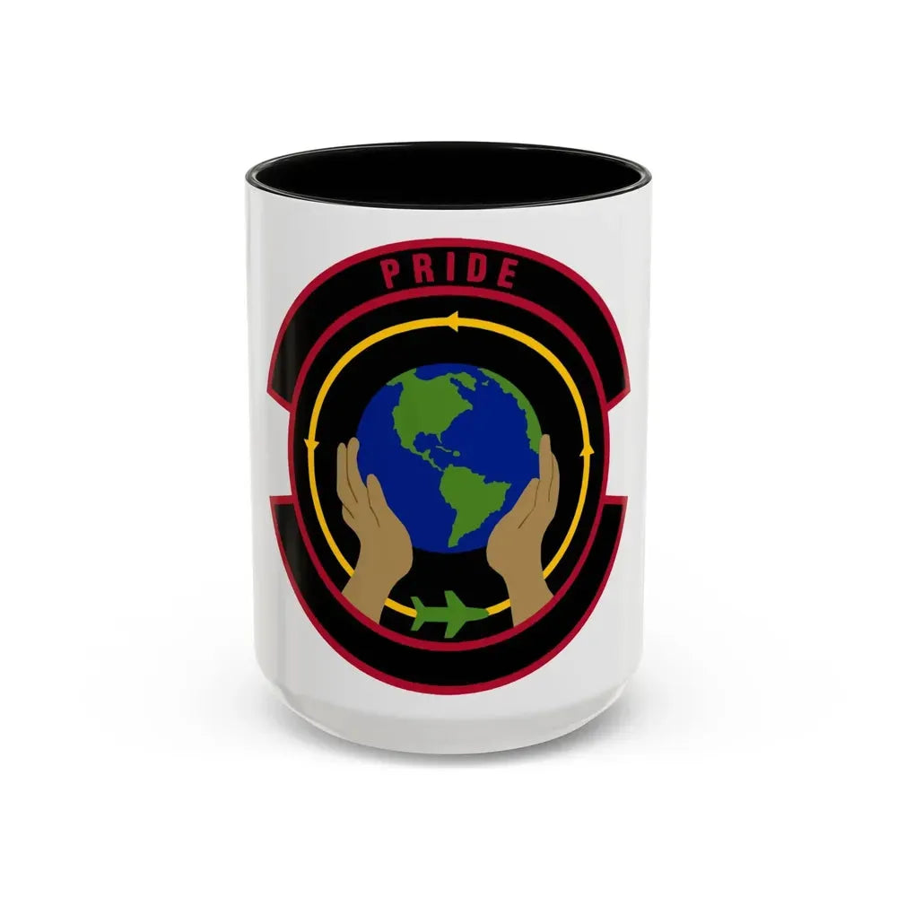 439 Force Support Squadron AFRC (U.S. Air Force) Accent Coffee Mug 15oz Black - Go Mug Yourself