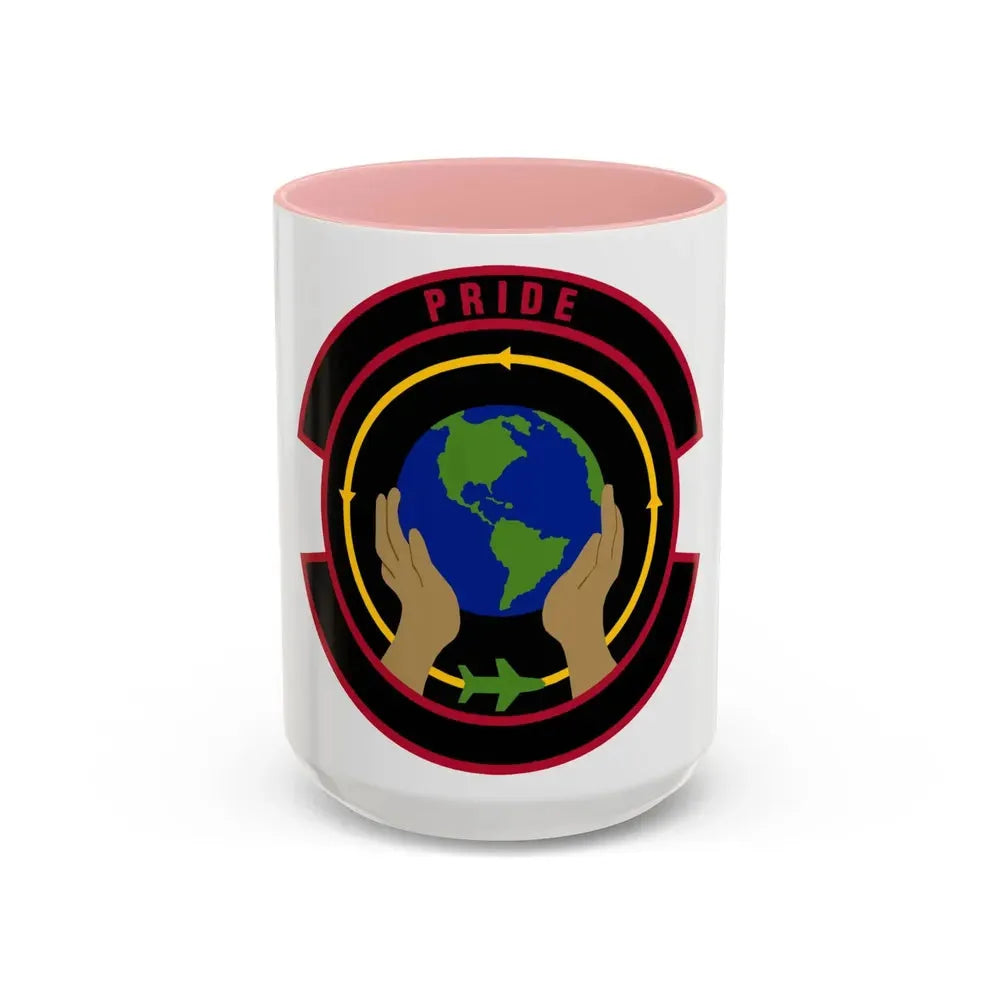 439 Force Support Squadron AFRC (U.S. Air Force) Accent Coffee Mug 15oz Pink - Go Mug Yourself
