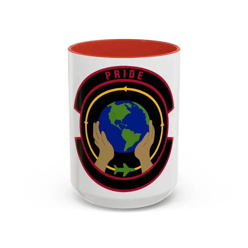 439 Force Support Squadron AFRC (U.S. Air Force) Accent Coffee Mug 15oz Red - Go Mug Yourself