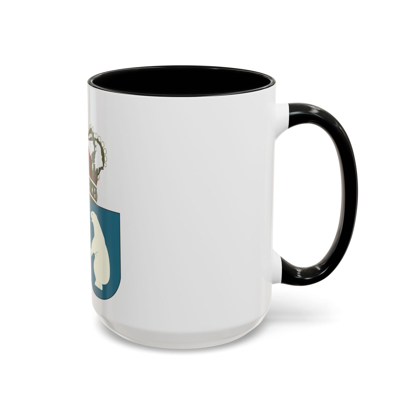 Coat of arms of the County of Greenland - Accent Coffee Mug