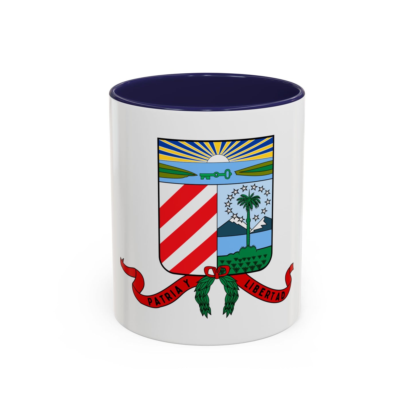 Coat of arms of the Cuban Filibuster Movement - Accent Coffee Mug