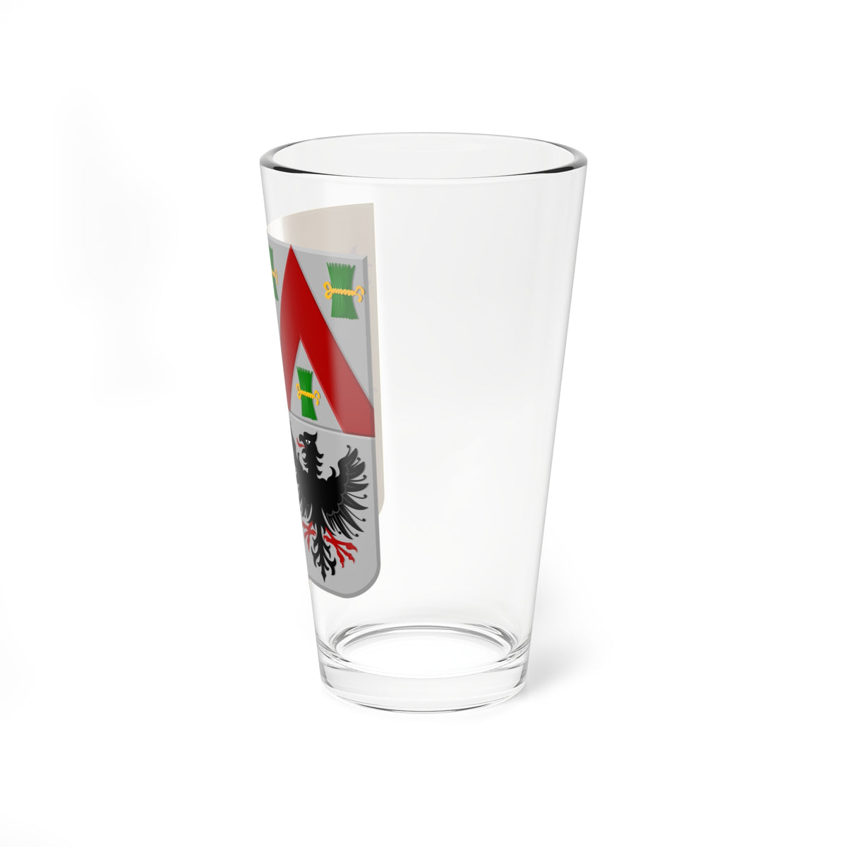 Zoersel wapen (Belgium) (Coat of Arms) Pint Glass 16oz
