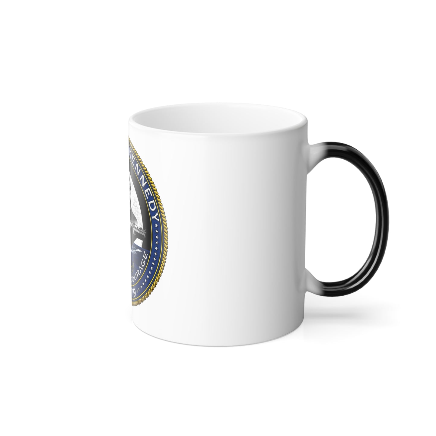 CVN 79 USS John F Kennedy (U.S. Navy) Color Changing Mug 11oz