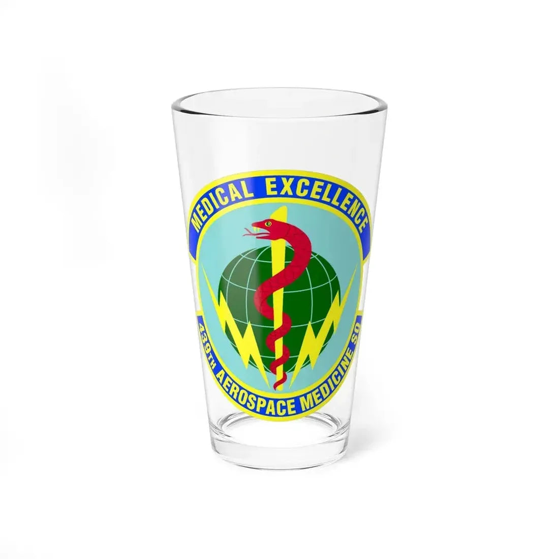 439th Aerospace Medicine Squadron (U.S. Air Force) Pint Glass 16oz 16oz - Go Mug Yourself