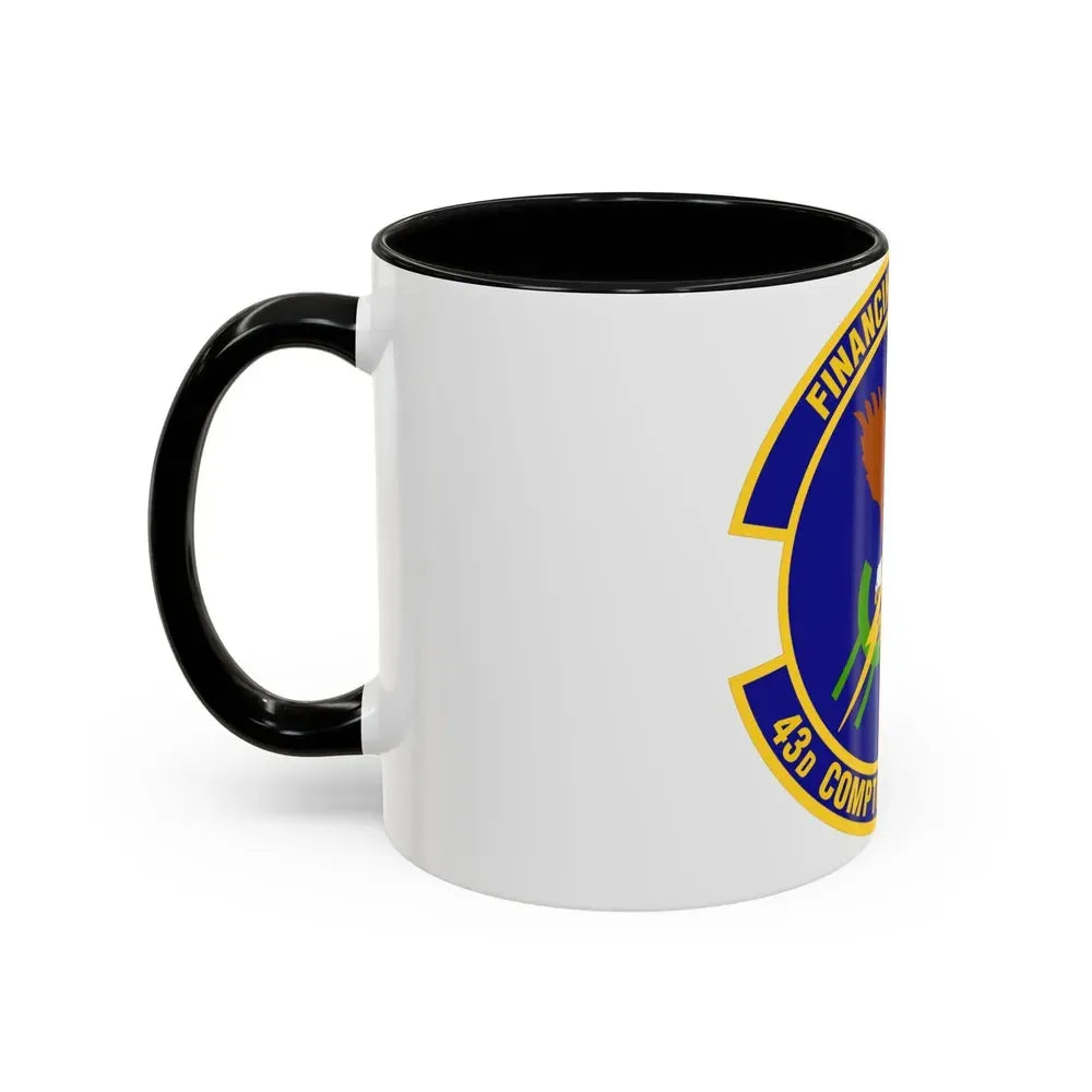 43d Comptroller Flight (U.S. Air Force) Accent Coffee Mug - Go Mug Yourself