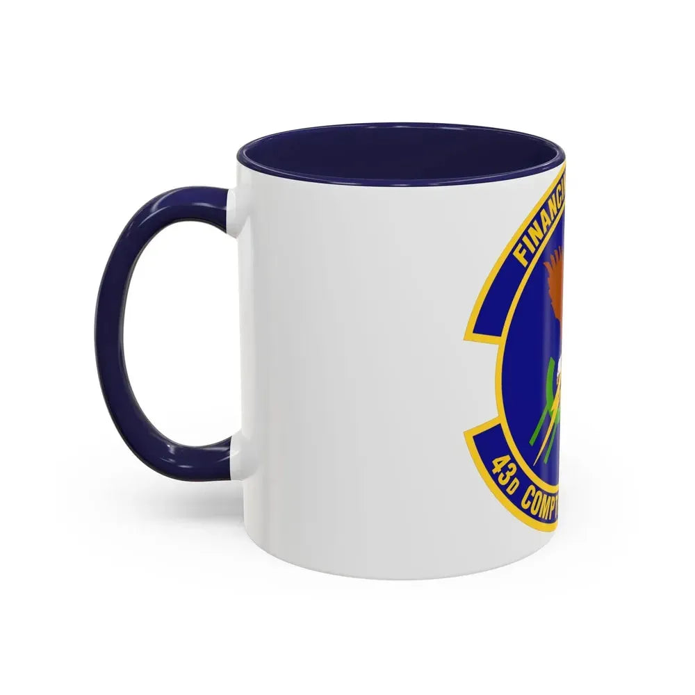 43d Comptroller Flight (U.S. Air Force) Accent Coffee Mug - Go Mug Yourself