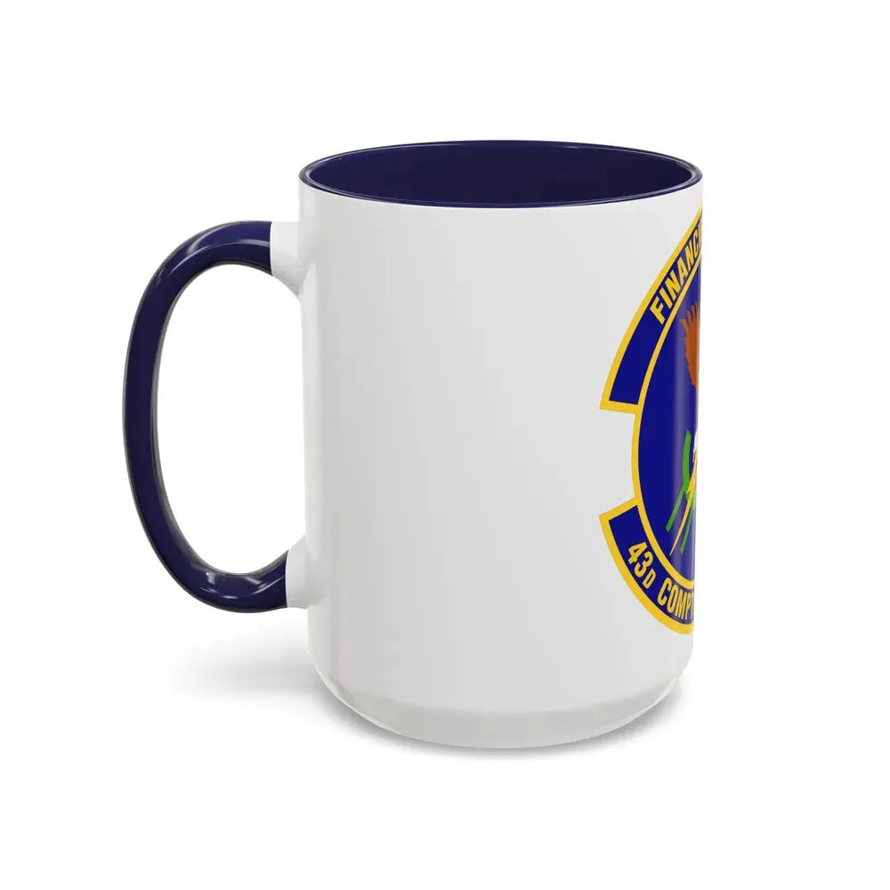 43d Comptroller Flight (U.S. Air Force) Accent Coffee Mug - Go Mug Yourself