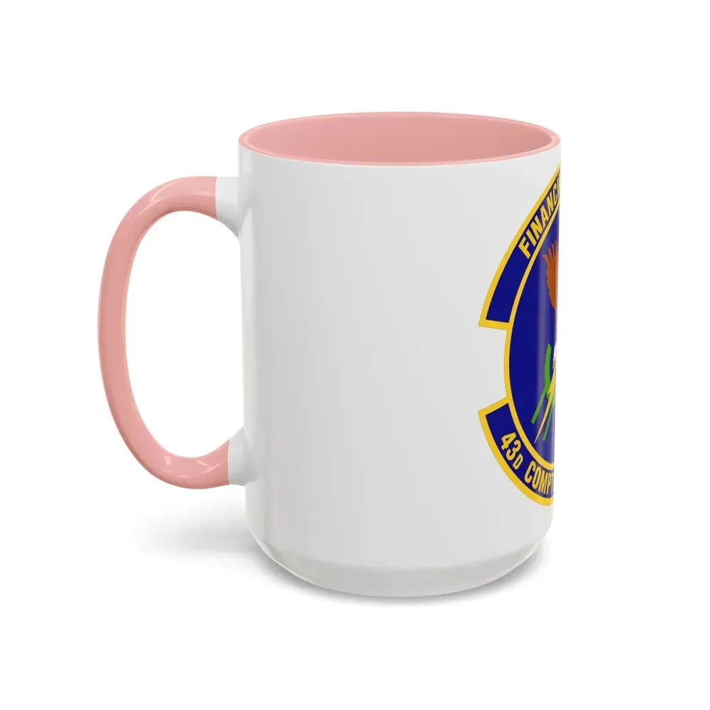43d Comptroller Flight (U.S. Air Force) Accent Coffee Mug - Go Mug Yourself
