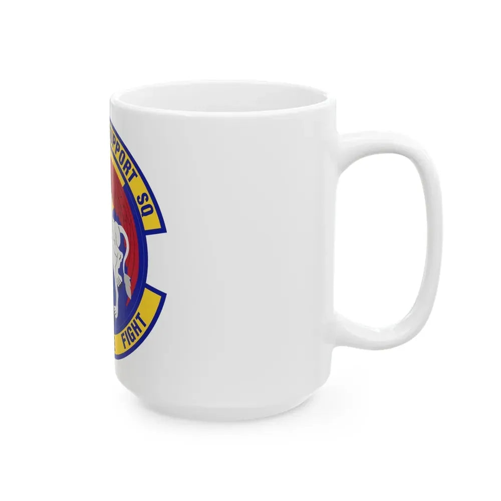 43d Logistics Support Squadron (U.S. Air Force) White Coffee Mug - Go Mug Yourself