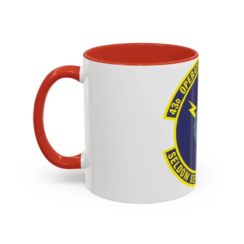 43d Operations Support Squadron (U.S. Air Force) Accent Coffee Mug - Go Mug Yourself