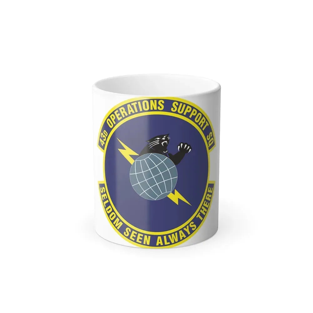 43d Operations Support Squadron (U.S. Air Force) Color Changing Coffee Mug 11oz - Go Mug Yourself