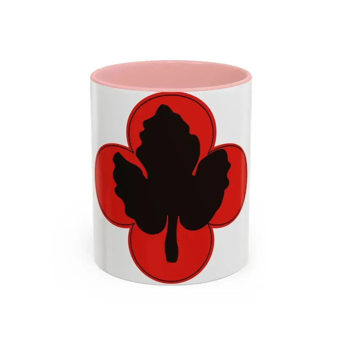 43rd Infantry Division CSIB (U.S. Army) Accent Coffee Mug 11oz Pink - Go Mug Yourself