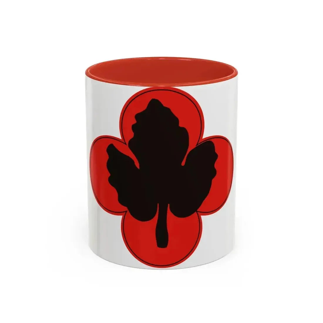 43rd Infantry Division CSIB (U.S. Army) Accent Coffee Mug 11oz Red - Go Mug Yourself