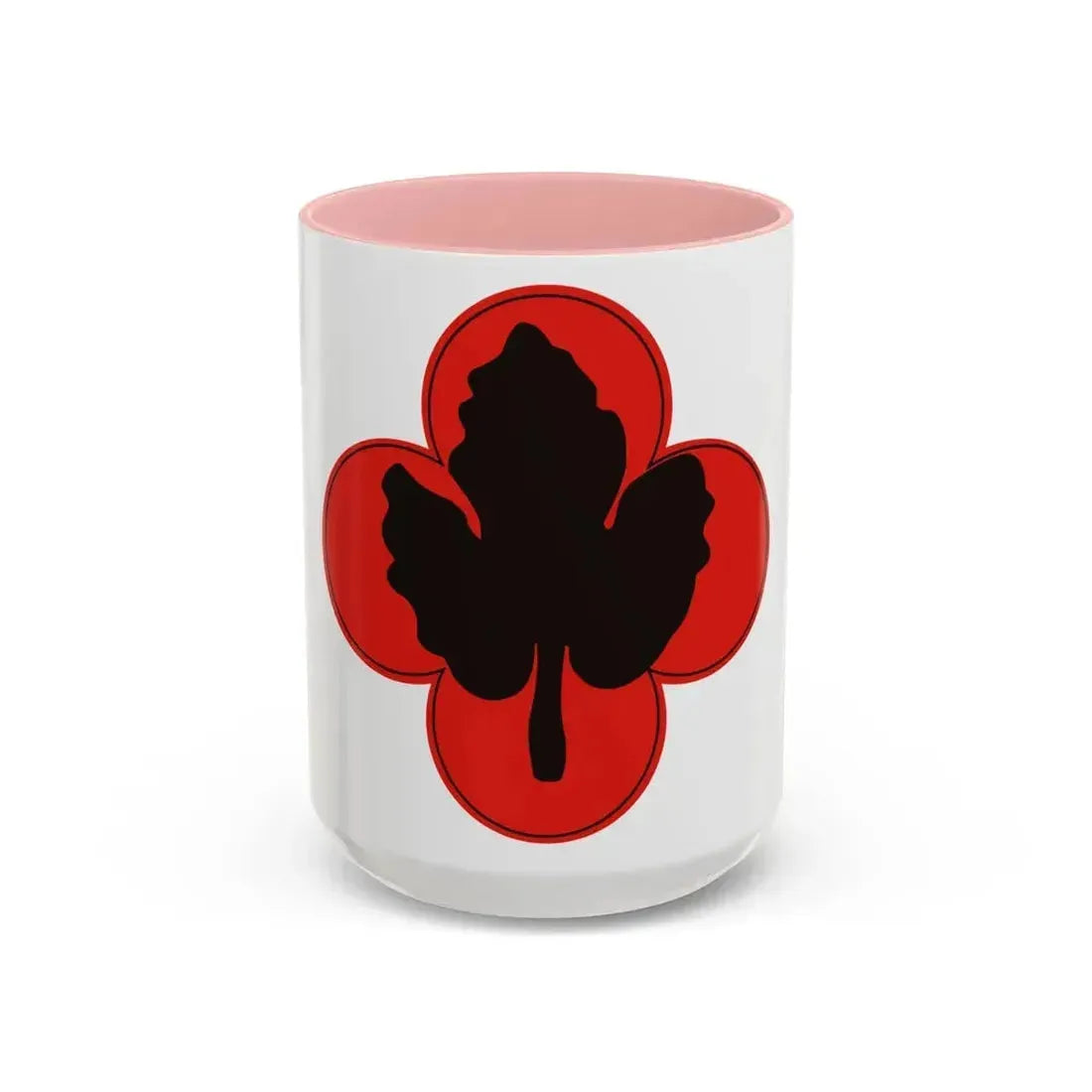 43rd Infantry Division CSIB (U.S. Army) Accent Coffee Mug 15oz Pink - Go Mug Yourself