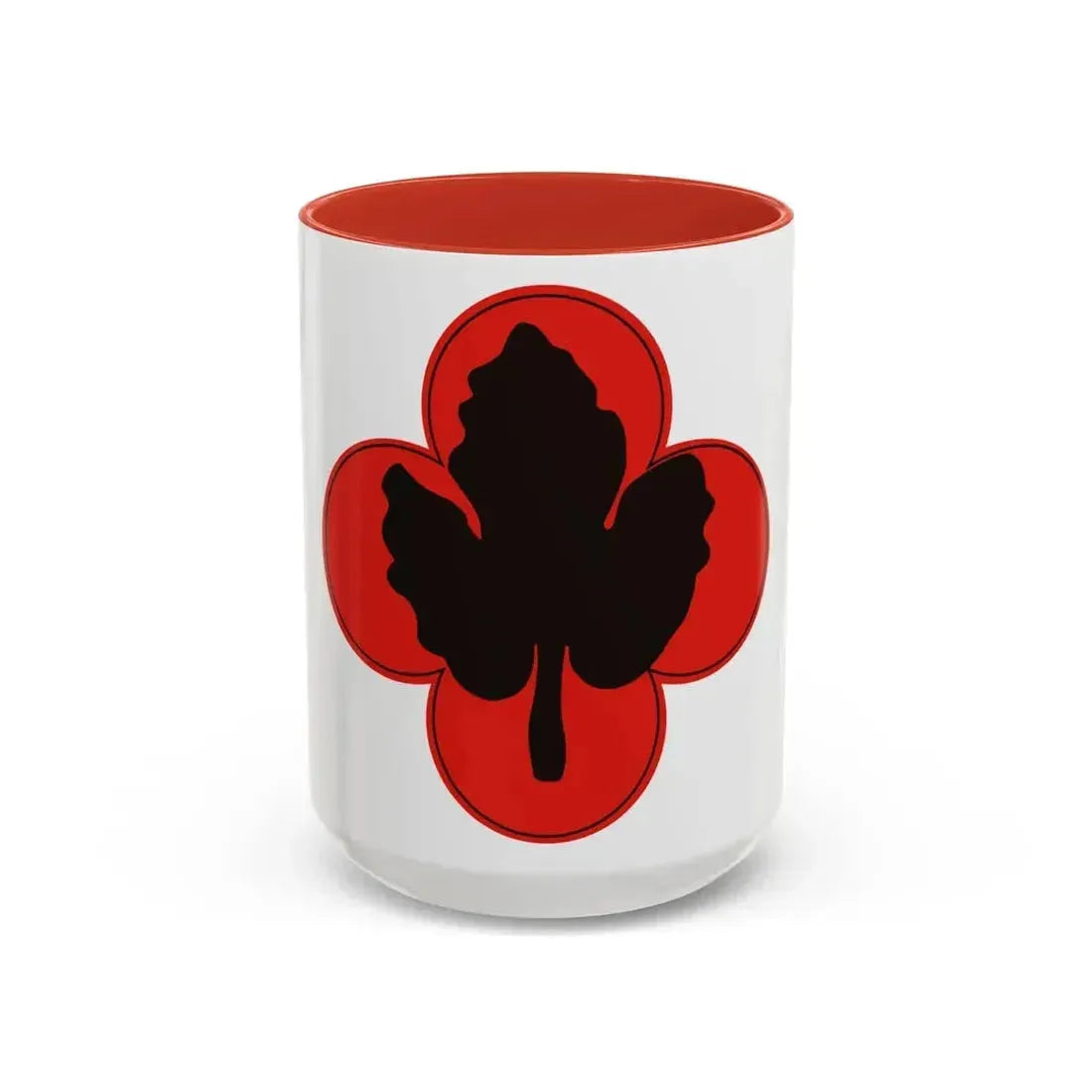 43rd Infantry Division CSIB (U.S. Army) Accent Coffee Mug 15oz Red - Go Mug Yourself