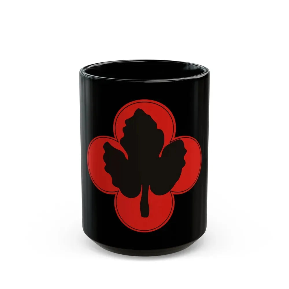 43rd Infantry Division CSIB (U.S. Army) Black Coffee Mug 15oz - Go Mug Yourself