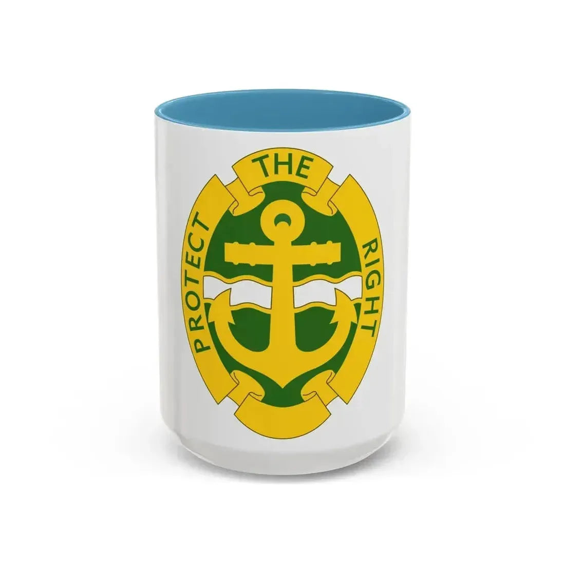 43rd Military Police Brigade 2 (U.S. Army) Accent Coffee Mug 15oz Light Blue - Go Mug Yourself