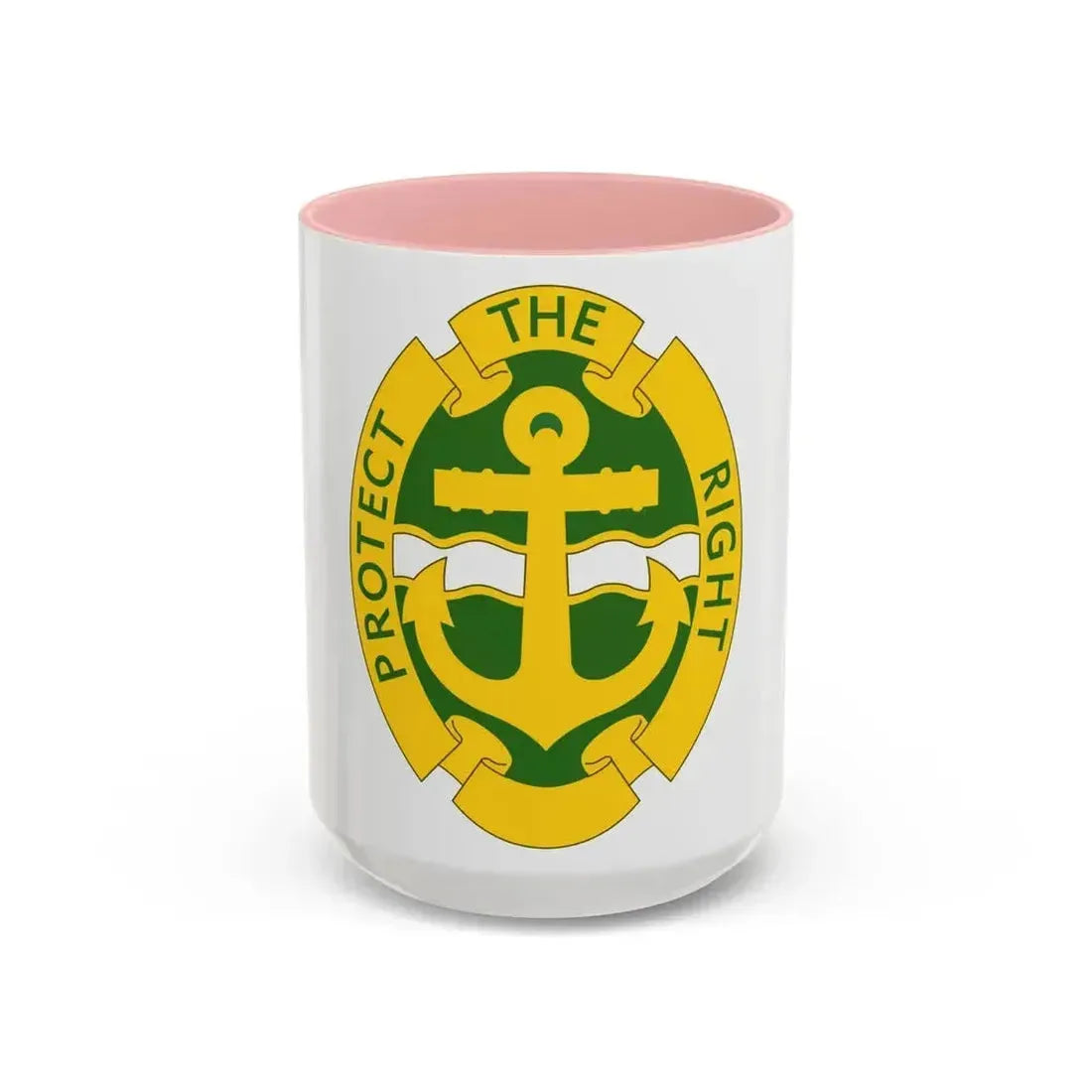 43rd Military Police Brigade 2 (U.S. Army) Accent Coffee Mug 15oz Pink - Go Mug Yourself