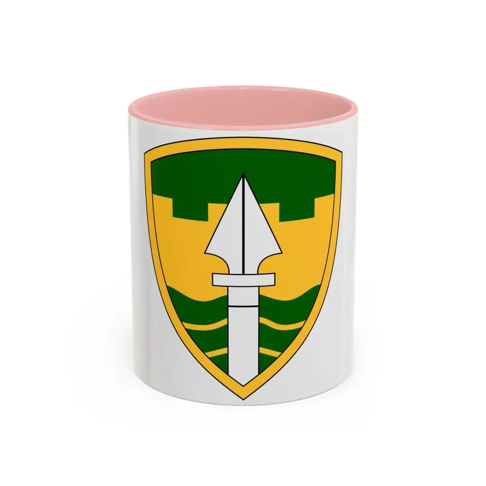 43rd Military Police Brigade (U.S. Army) Accent Coffee Mug 11oz Pink - Go Mug Yourself