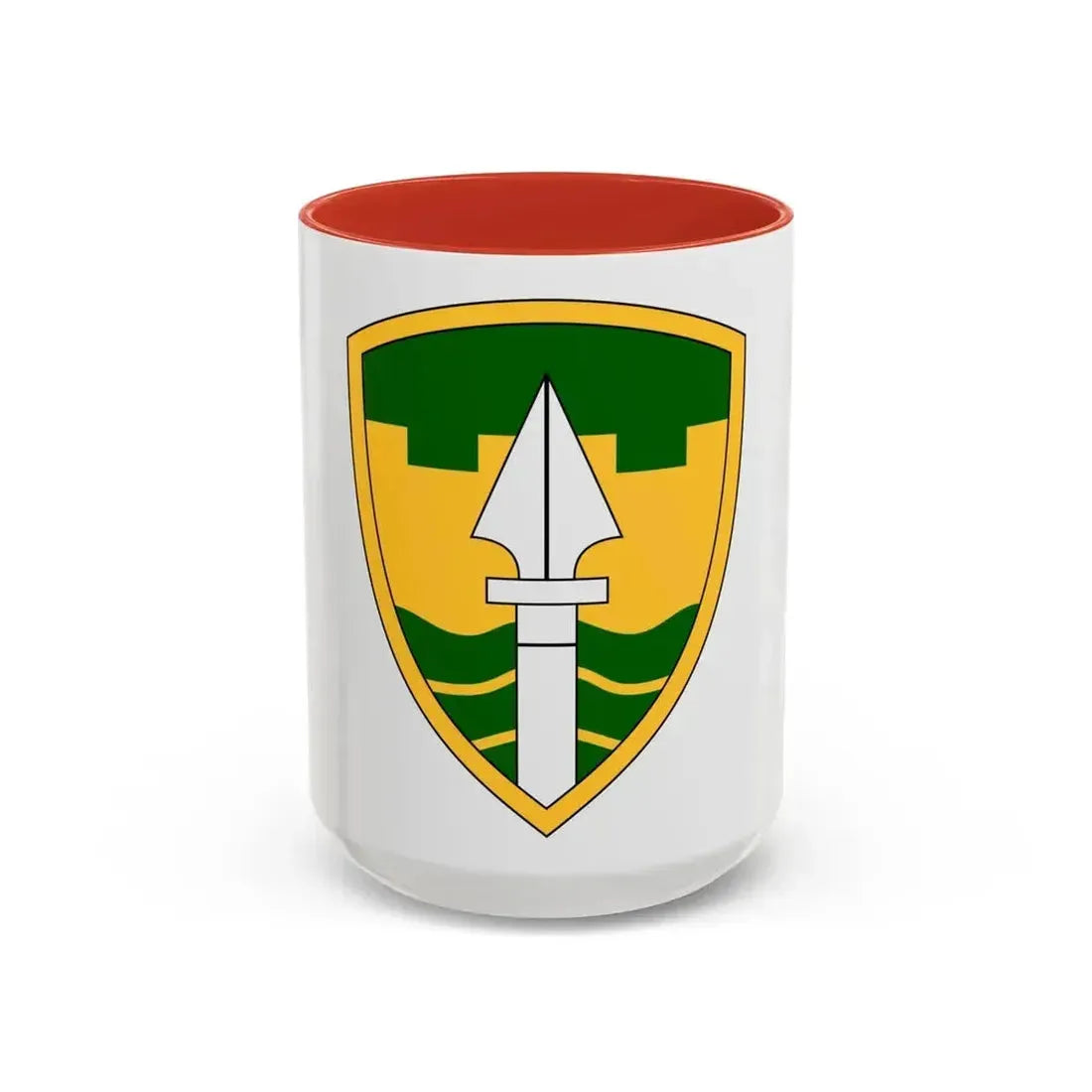 43rd Military Police Brigade (U.S. Army) Accent Coffee Mug 15oz Red - Go Mug Yourself