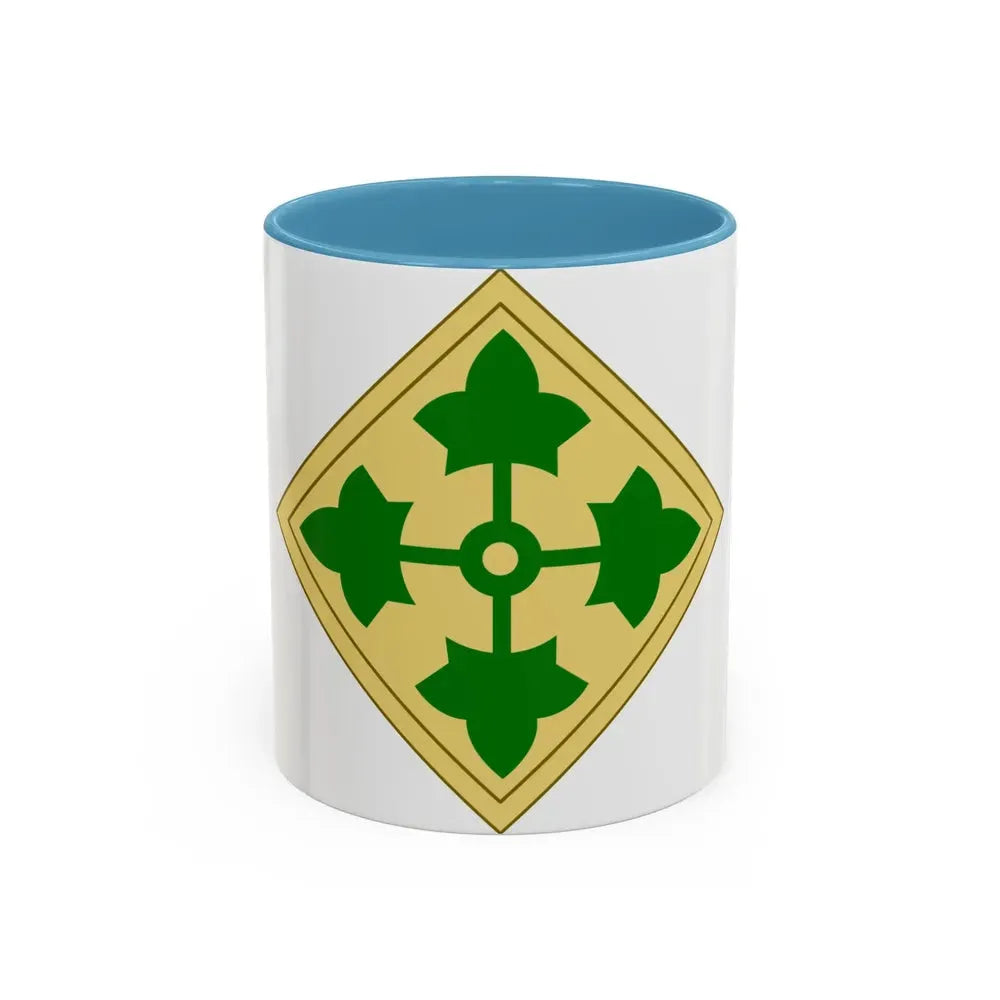43rd Sustainment Brigade 2 (U.S. Army) Accent Coffee Mug 11oz Light Blue - Go Mug Yourself