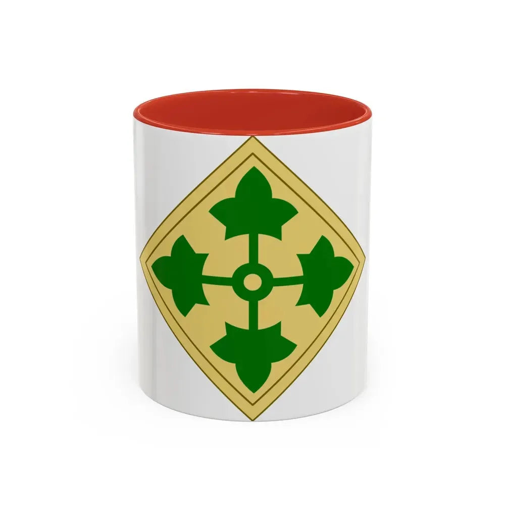 43rd Sustainment Brigade 2 (U.S. Army) Accent Coffee Mug 11oz Red - Go Mug Yourself