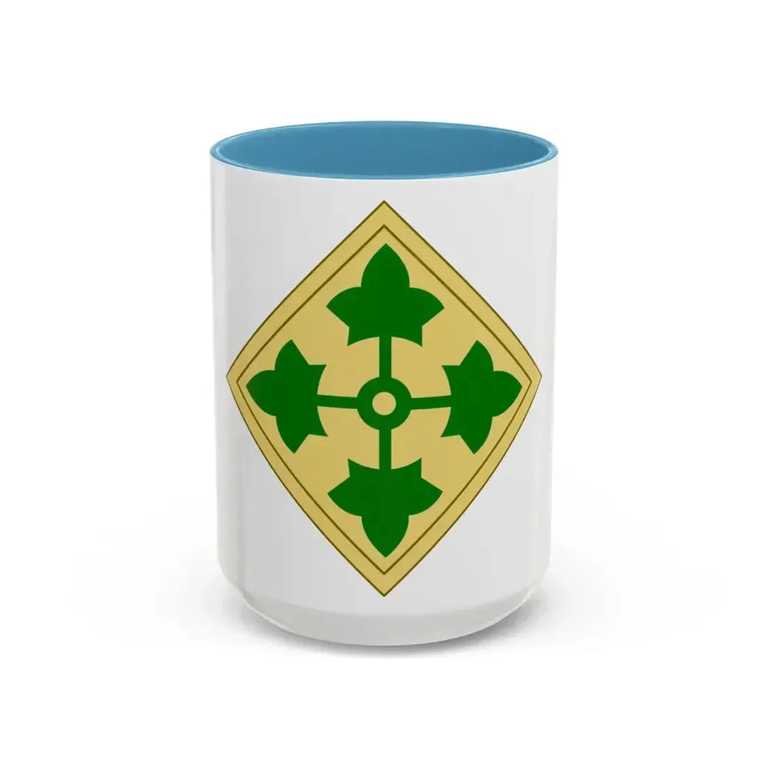 43rd Sustainment Brigade 2 (U.S. Army) Accent Coffee Mug 15oz Light Blue - Go Mug Yourself
