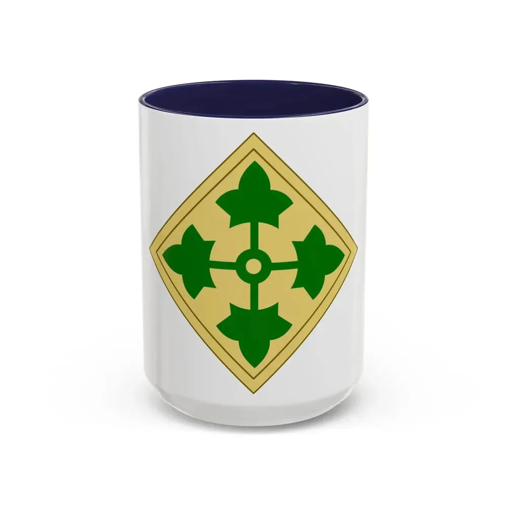 43rd Sustainment Brigade 2 (U.S. Army) Accent Coffee Mug 15oz Navy - Go Mug Yourself