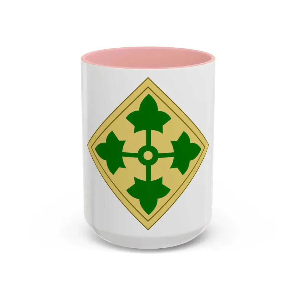 43rd Sustainment Brigade 2 (U.S. Army) Accent Coffee Mug 15oz Pink - Go Mug Yourself