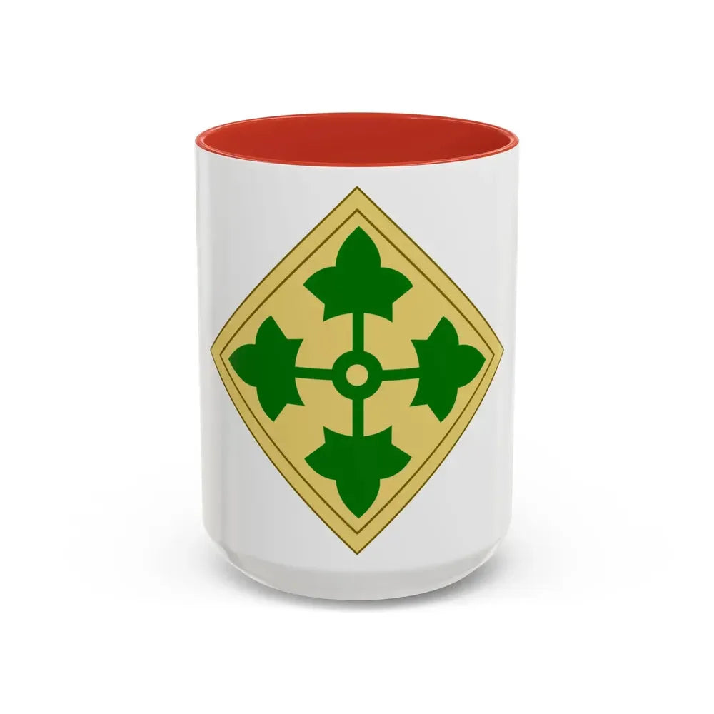 43rd Sustainment Brigade 2 (U.S. Army) Accent Coffee Mug 15oz Red - Go Mug Yourself