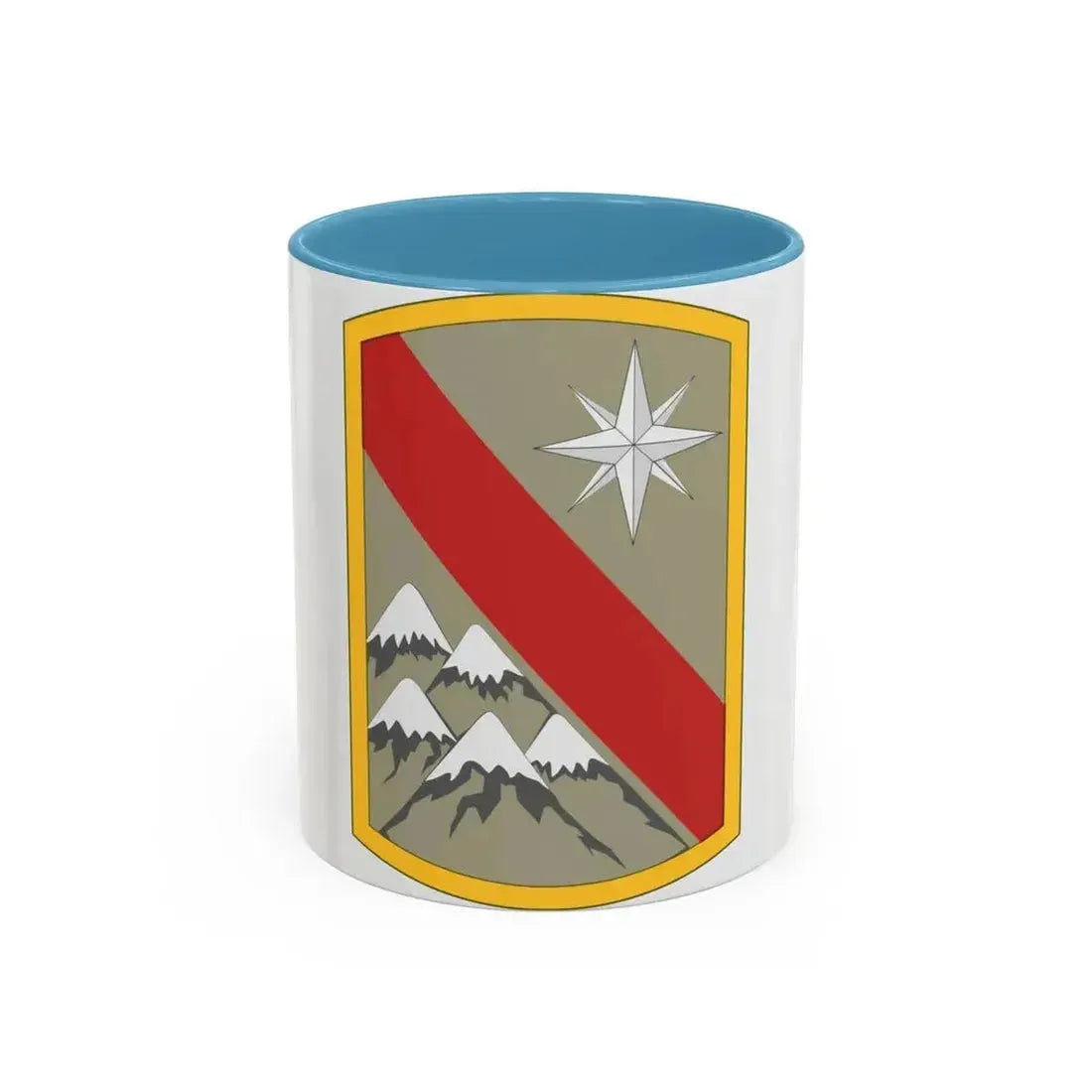 43rd Sustainment Brigade 3 (U.S. Army) Accent Coffee Mug 11oz Light Blue - Go Mug Yourself
