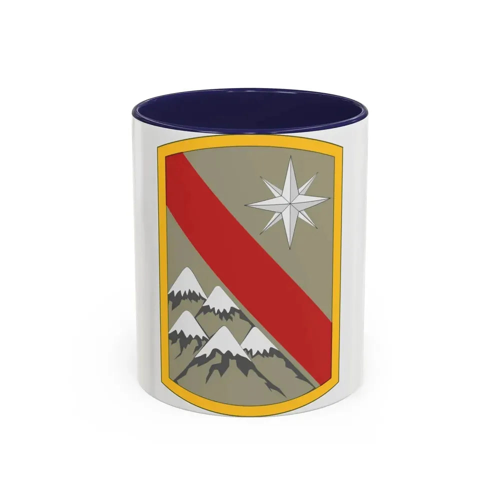 43rd Sustainment Brigade 3 (U.S. Army) Accent Coffee Mug 11oz Navy - Go Mug Yourself