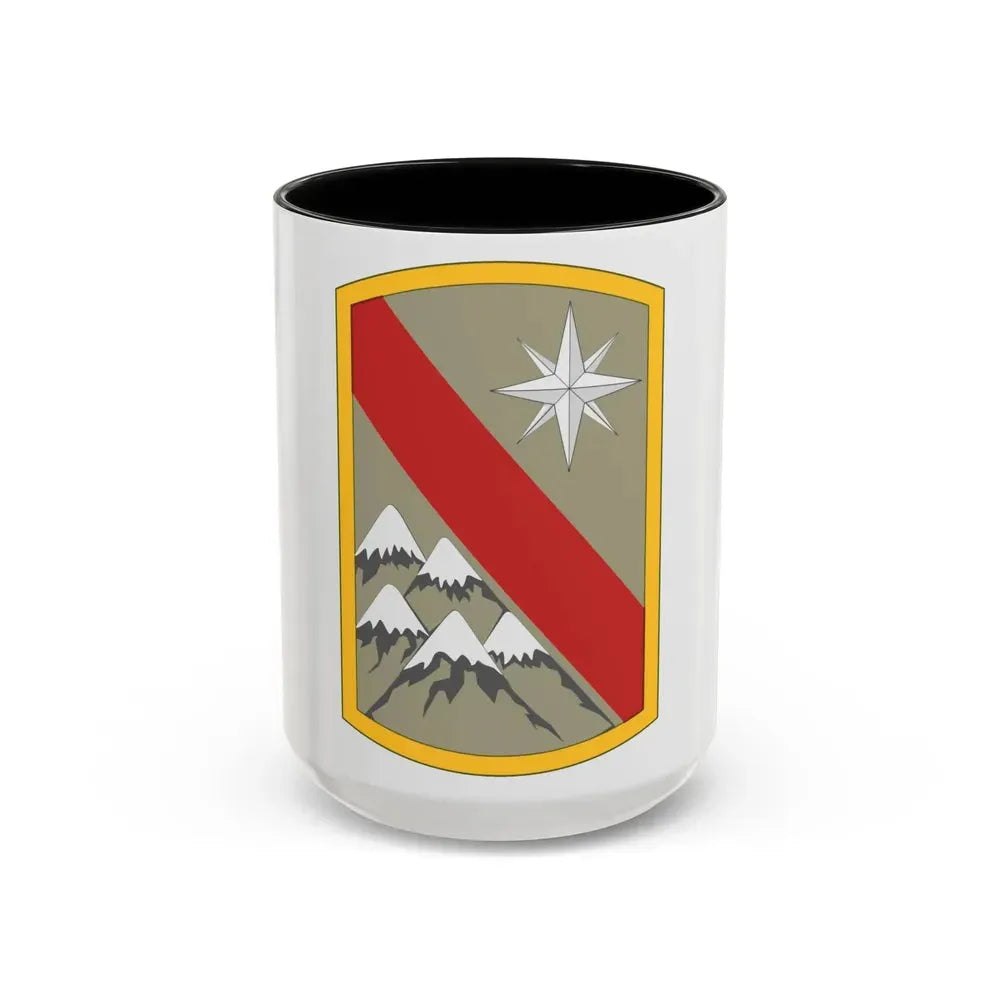 43rd Sustainment Brigade 3 (U.S. Army) Accent Coffee Mug 15oz Black - Go Mug Yourself