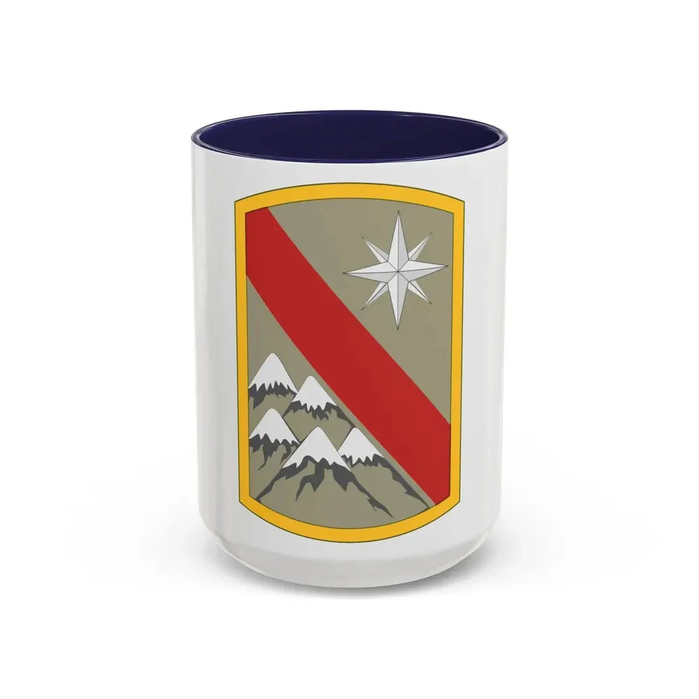43rd Sustainment Brigade 3 (U.S. Army) Accent Coffee Mug 15oz Navy - Go Mug Yourself