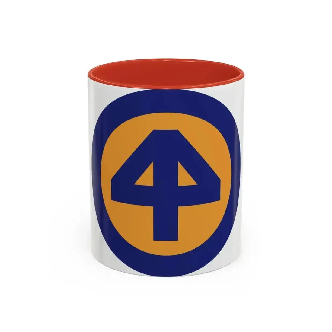 44 INF DIV SSI (U.S. Army) Accent Coffee Mug 11oz Red - Go Mug Yourself