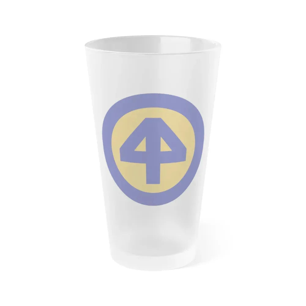 44 INF DIV SSI (U.S. Army) Frosted Pint Glass 16oz Default Title - Go Mug Yourself