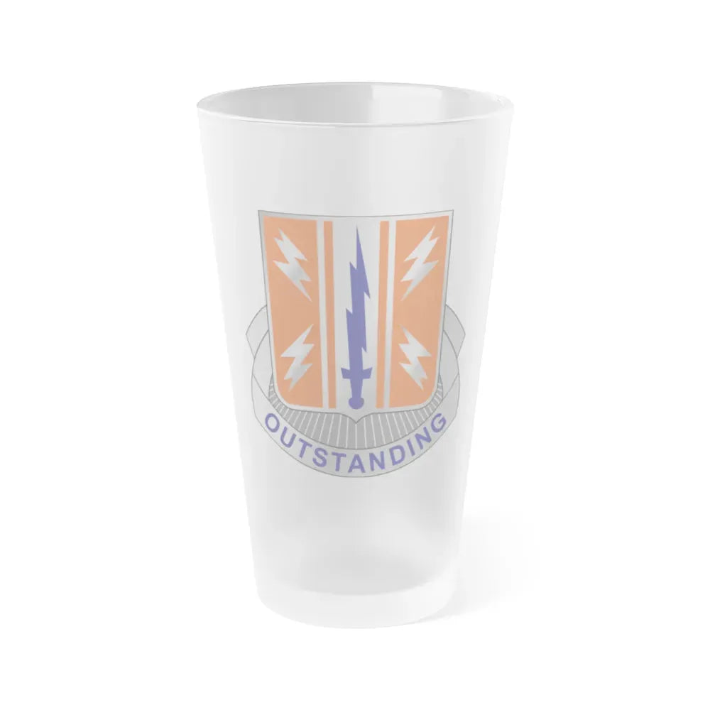 44 Signal Battalion (U.S. Army) Frosted Pint Glass 16oz Default Title - Go Mug Yourself