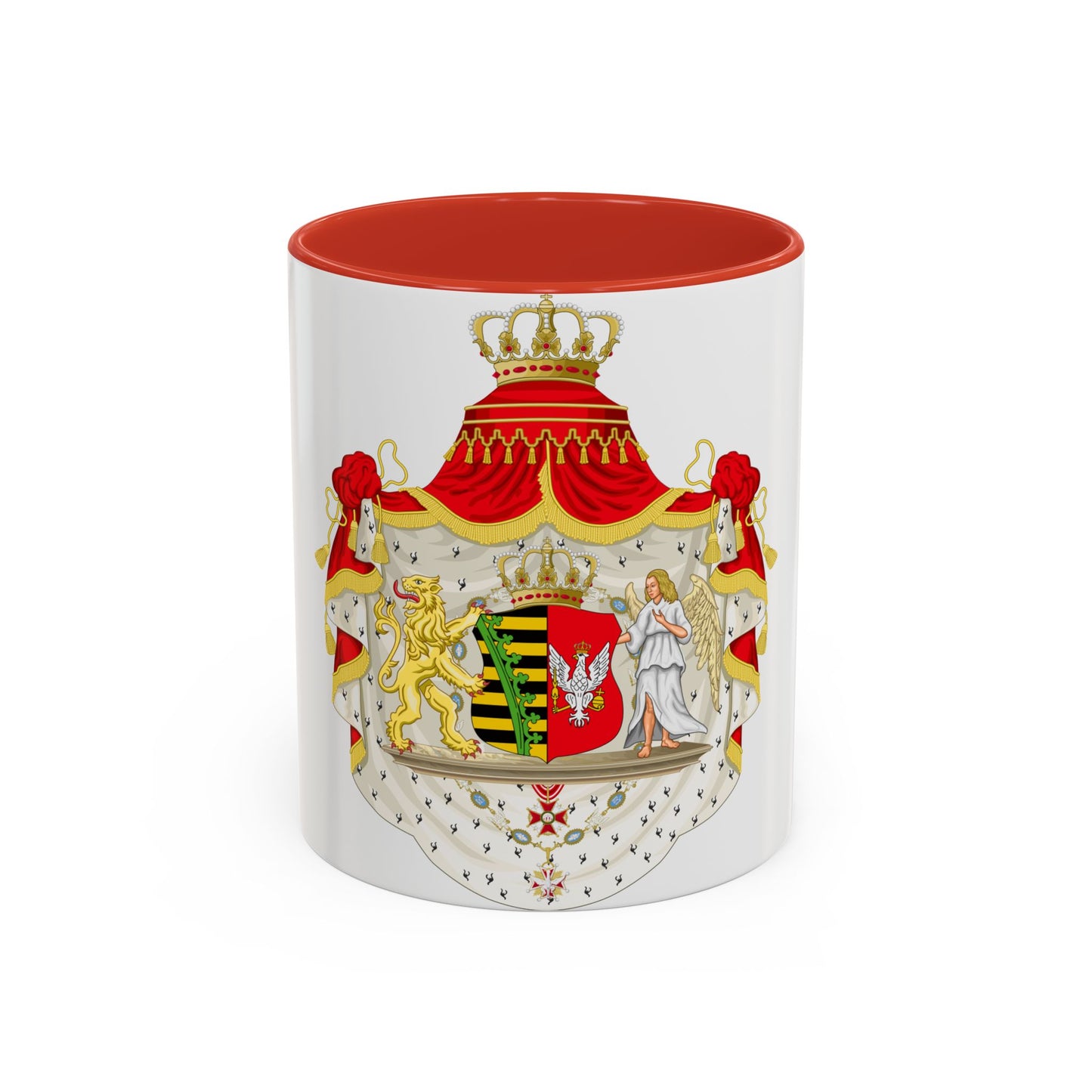 Grand Coat of Arms of Duchy of Warsaw - Accent Coffee Mug