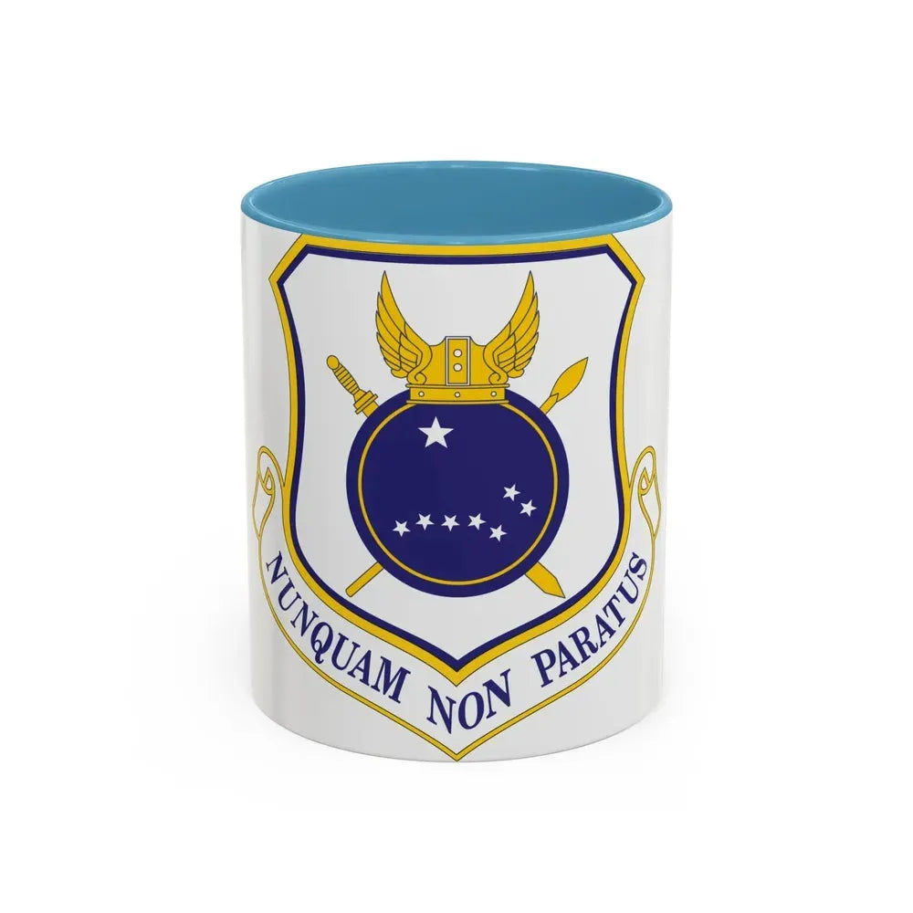 440th Airlift Wing (U.S. Air Force) Accent Coffee Mug 11oz Light Blue - Go Mug Yourself