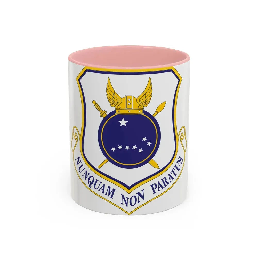 440th Airlift Wing (U.S. Air Force) Accent Coffee Mug 11oz Pink - Go Mug Yourself